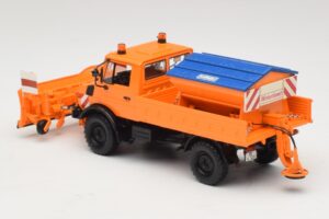 Mercedes Unimog 1300 L Sniega Tīrītājs Oranžs Minichamps 1:43 439033060 Metāls — attēls 5 no 6