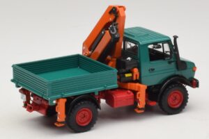Mercedes Unimog 1300 L Pašizgāzējs ar Iekraušanas Celtni Minichamps 1:43 439033000 Metāls — attēls 2 no 6