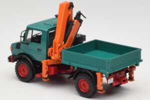 Mercedes Unimog 1300 L Pašizgāzējs ar Iekraušanas Celtni Minichamps 1:43 439033000 Metāls — attēls 5 no 6