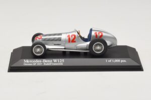Mercedes W125 R. Caracciola German GP 1937 Minichamps 1:43 400370012 Metāls