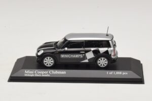 Mini Cooper Clubman R55 Melns Metālisks Minichamps 1:43 431138672 Metāls