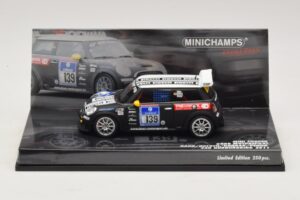 Mini Cooper Dörr Motorsport #139 Hahn / Holoch 24 Hours of Nürburgring 2011 Minichamps 1:43 437112139 Metāls