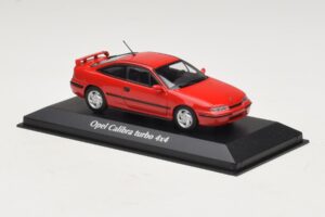 Opel Calibra Turbo 4x4 Sarkans Maxichamps 1:43 940045721 Metāls — attēls 3 no 4