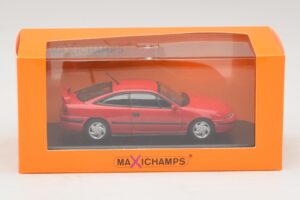 Opel Calibra Turbo 4x4 Sarkans Maxichamps 1:43 940045721 Metāls — attēls 4 no 4