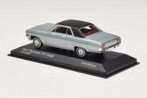 Opel Diplomat A V8 Coupe Sudrabs Minichamps 1:43 400048020 Metāls — attēls 3 no 4