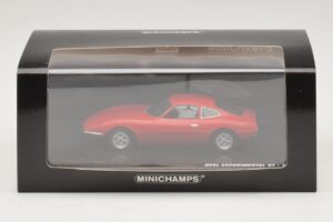 Opel Experimental GT Sarkans Minichamps 1:43 437045020 Metāls — attēls 4 no 4
