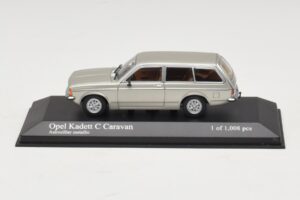 Opel Kadett C Caravan Silver Metallic Minichamps 1:43 400048111 Metāls