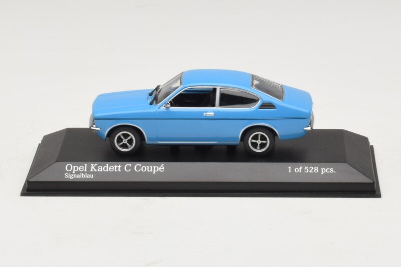 Opel Kadett C Coupe Zils Minichamps 1:43 430045628 Metāls
