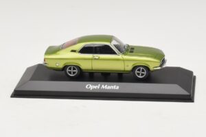 Opel Manta A Zaļš Metālisks Maxichamps 1:43 940045501 Metāls