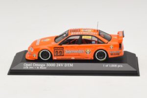 Opel Omega 3000 24V #99 Jägermeister M. Reuter DTM 1991 Minichamps 1:43 400914499 Metāls