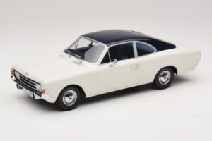 Opel Rekord C Kupeja Balts Zils Minichamps 1:18 107047021 Sveķi