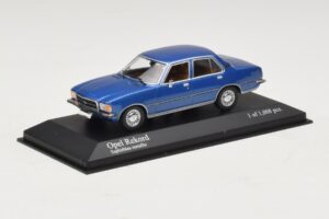 Opel Rekord D Zils Metālisks Minichamps 1:43 400044002 Metāls — attēls 2 no 4