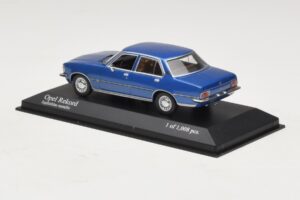 Opel Rekord D Zils Metālisks Minichamps 1:43 400044002 Metāls — attēls 3 no 4