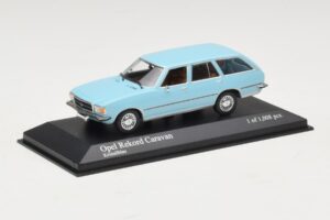 Opel Rekord D Caravan Gaiši Zils Minichamps 1:43 400044014 Metāls — attēls 2 no 4