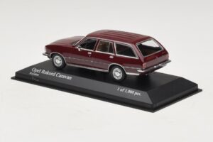 Opel Rekord D Caravan Sarkans Minichamps 1:43 400044012 Metāls — attēls 3 no 4