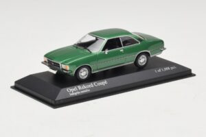 Opel Rekord D Kupeja Zaļš Metālisks Minichamps 1:43 400044022 Metāls — attēls 2 no 4