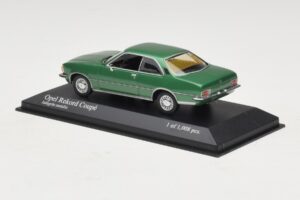 Opel Rekord D Kupeja Zaļš Metālisks Minichamps 1:43 400044022 Metāls — attēls 3 no 4