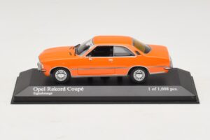 Opel Rekord D Kupeja Oranžs Minichamps 1:43 400044024 Metāls