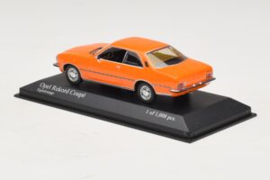 Opel Rekord D Kupeja Oranžs Minichamps 1:43 400044024 Metāls — attēls 3 no 4