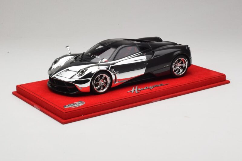 Pagani Huayra Chrome Silver Unikāls Eksemplārs BBR 1:18 P1873CM Sveķi