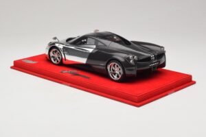 Pagani Huayra Chrome Silver Unikāls Eksemplārs BBR 1:18 P1873CM Sveķi — attēls 5 no 7