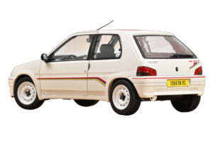 Peugeot 106 Rallye 1.3 Balts Norev 1:18 184920 Metāls — attēls 3 no 3