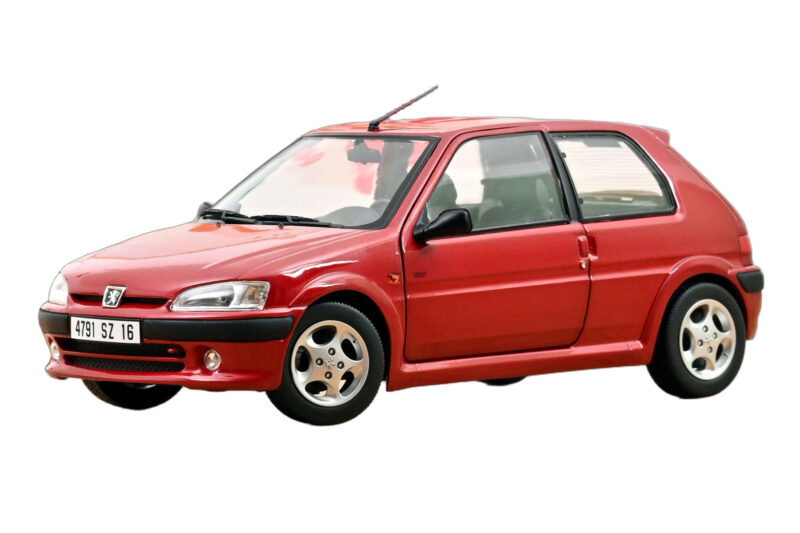 Peugeot 106 S16 Lucifer Red Norev 1:18 Peugeot 106 S16 Lucifer Red Norev 1:18 184921 Metāls