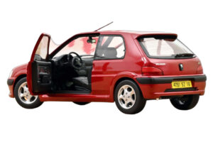 Peugeot 106 S16 Lucifer Red Norev 1:18 184921 Metāls — attēls 2 no 3