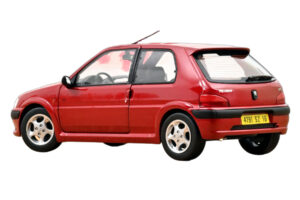 Peugeot 106 S16 Lucifer Red Norev 1:18 184921 Metāls — attēls 3 no 3