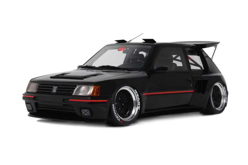 Peugeot 205 Khyzyl Saleem Melns Otto 1:18 OT1257 Sveķi