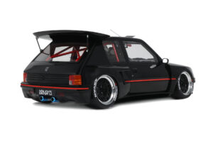 Peugeot 205 Khyzyl Saleem Melns Otto 1:18 OT1257 Sveķi — attēls 2 no 5