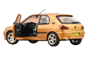Peugeot 306 S16 Blaze Yellow Norev 1:18 184940 Metāls — attēls 2 no 3