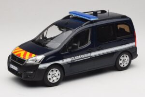 Peugeot Partner Gendarmerie Tumši Zils Norev 1:18 184890 Metāls