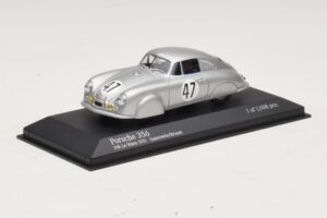 Porsche 356 #47 Sauerwein / Brunet 24 Hours of Le Mans 1951 Minichamps 1:43 400516747 Metāls — attēls 2 no 4