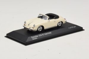 Porsche 356 B Kabriolets Ziloņkaula Balts Minichamps 1:43 400064332 Metāls — attēls 2 no 4
