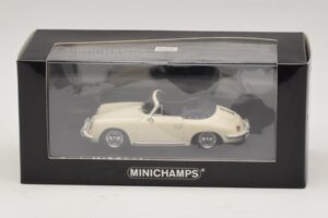 Porsche 356 B Kabriolets Ziloņkaula Balts Minichamps 1:43 400064332 Metāls — attēls 4 no 4