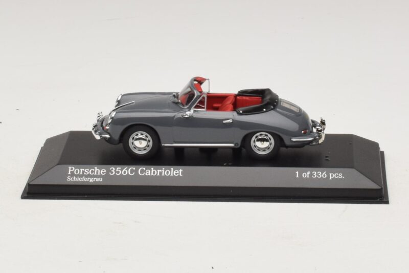 Porsche 356C Cabriolet Pelēks Minichamps 1:43 Porsche 356C Cabriolet Pelēks Minichamps 1:43 430062339 Metāls
