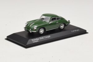 Porsche 356C Tumši Zaļš Minichamps 1:43 430062329 Metāls — attēls 2 no 4