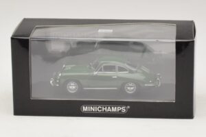 Porsche 356C Tumši Zaļš Minichamps 1:43 430062329 Metāls — attēls 4 no 4