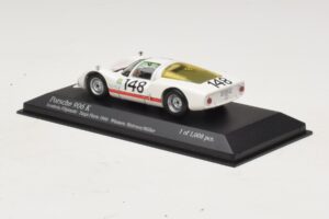 Porsche 906 K Scuderia Filipinetti #148 W. Mairesse / H. Muller Targa Florio Winners 1966 Minichamps 1:43 400666648 Metāls — attēls 3 no 4