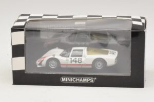 Porsche 906 K Scuderia Filipinetti #148 W. Mairesse / H. Muller Targa Florio Winners 1966 Minichamps 1:43 400666648 Metāls — attēls 4 no 4