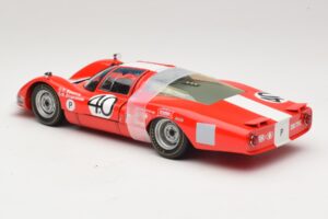 Porsche 906 LH Squadra Tartaruga #40 D. Spoerry / R. Steinemann 12 Hours of Sebring 1967 Minichamps 1:18 100676140 Metāls — attēls 7 no 8