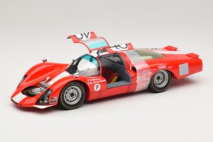 Porsche 906 LH Squadra Tartaruga #40 D. Spoerry / R. Steinemann 12 Hours of Sebring 1967 Minichamps 1:18 100676140 Metāls — attēls 2 no 8