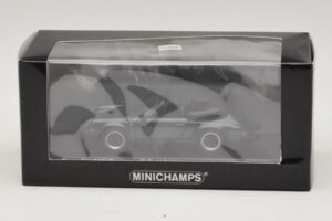 Porsche 911 930 Carrera Cabriolet Pelēks Metālisks Minichamps 1:43 430062037 Metāls — attēls 4 no 4