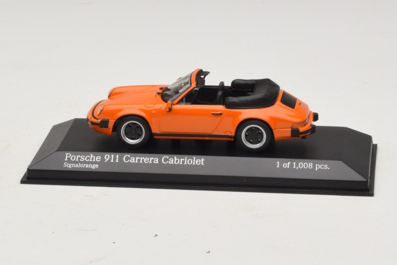 Porsche 911 930 Carrera Cabriolet Oranžs Minichamps 1:43 Porsche 911 930 Carrera Cabriolet Oranžs Minichamps 1:43 430062038 Metāls