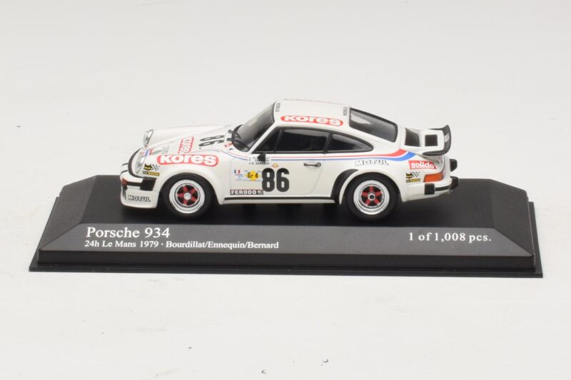 Porsche 911 934 #86 Bourdillat / Ennequin 24 Hours of Le Mans 1979 Minichamps 1:43 Porsche 911 934 #86 Bourdillat / Ennequin 24 Hours of Le Mans 1979 Minichamps 1:43 400796486 Metāls