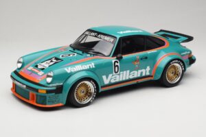 Porsche 911 934 Vaillant #6 T. Hezemans Winner DRM Norisring 1976 Minichamps 1:12 125766406 Metāls