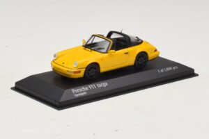 Porsche 911 964 Targa Dzeltens Minichamps 1:43 400061367 Metāls — attēls 2 no 4