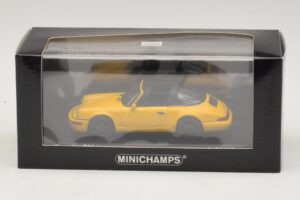 Porsche 911 964 Targa Dzeltens Minichamps 1:43 400061367 Metāls — attēls 4 no 4