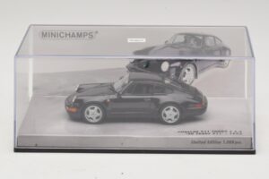 Porsche 911 964 Turbo S 3.6 30. Gadadiena Melns Minichamps 1:43 436069171 Metāls — attēls 4 no 5